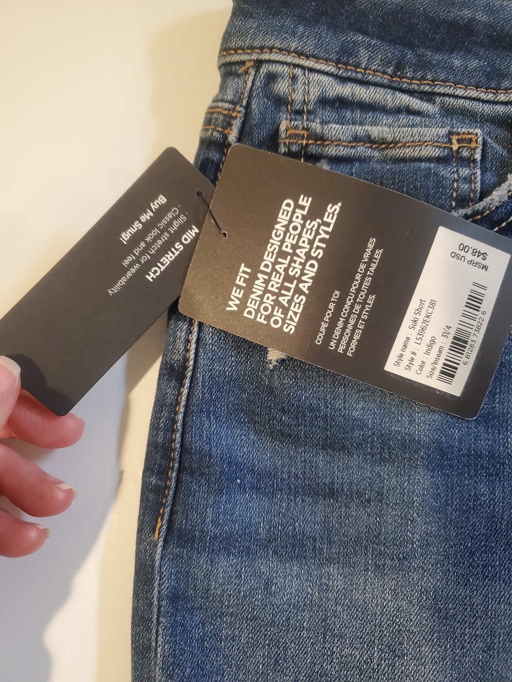 Silver Jeans Women's Blue Denim Short Jeans - Picture 6 of 12